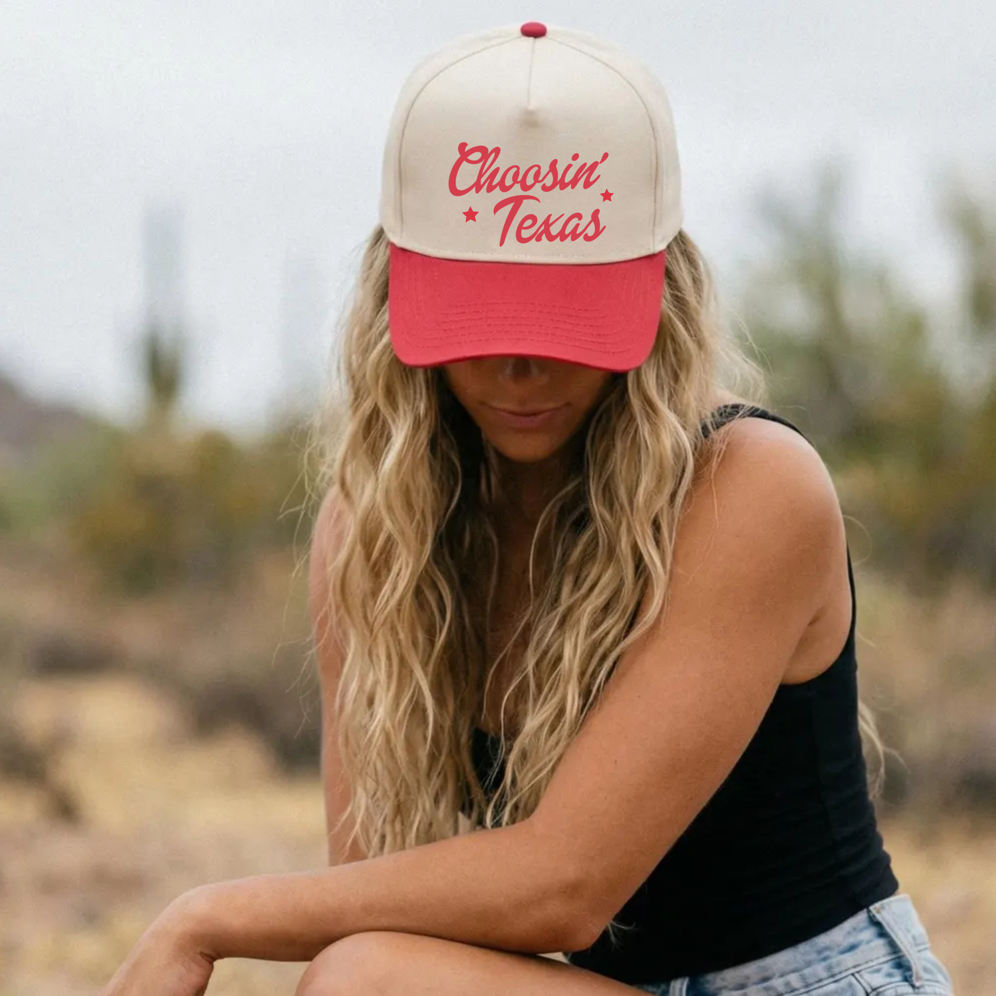 Choosin’ Texas Camo Trucker Hat | Western Country Graphic Hat | Texas Pride Baseball Cap