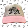 A 'lil Bougie Girls Foam Trucker Hat w/ Crystal Chain
