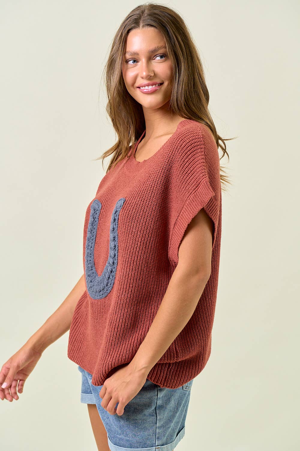Horseshoe Sweater Vest
